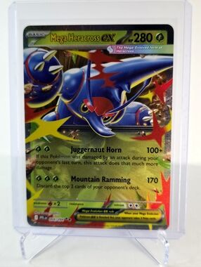 Pokémon TCG - Mega Heracross ex - Phantasmal Flames - Double Rare - 004/094